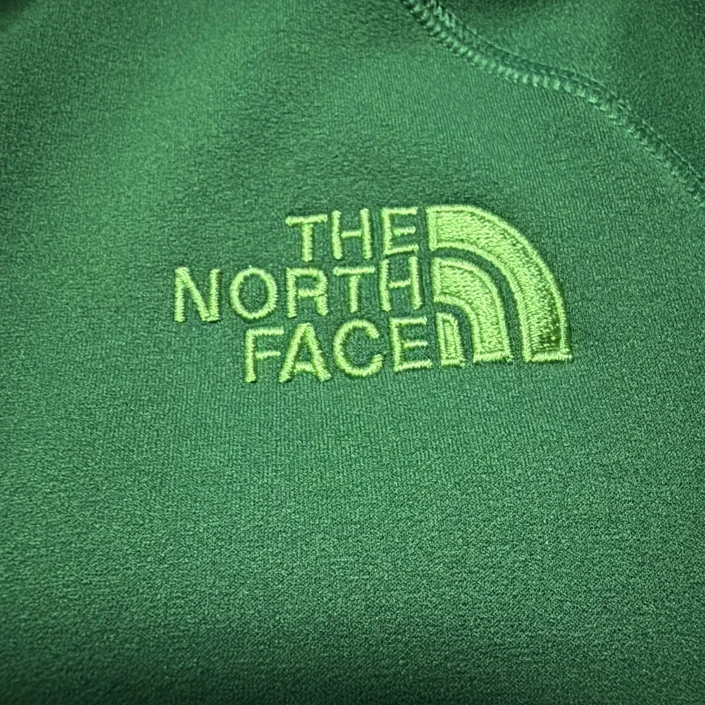 The North Face Jacket Men's XL‎ Softshell Green Fleece Lined Full Zip